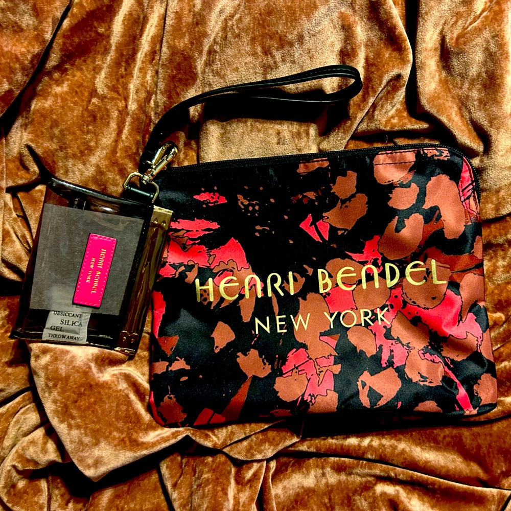 HENRI BENDEL Wristlet, With Detachable Change Purse. Brand New With Tags!